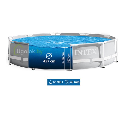 Бассейн каркасный Intex Prism Frame 427x107 см (26720NP)