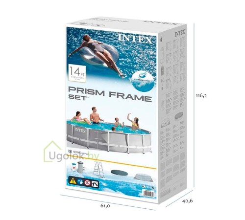 Бассейн каркасный Intex Prism Frame 427x107 см (26720NP)
