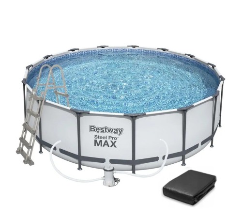 Бассейн каркасный Bestway Round steel Pro MAX 457x122 арт. 56438