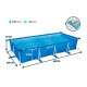 Бассейн каркасный Intex 450x220x84 см (28273NP)