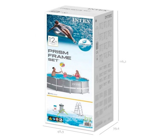 Бассейн каркасный Intex Prism Frame 366x99 см (26716NP)
