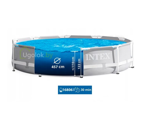 Бассейн каркасный Intex Prism Frame 457x122 см (26726NP)
