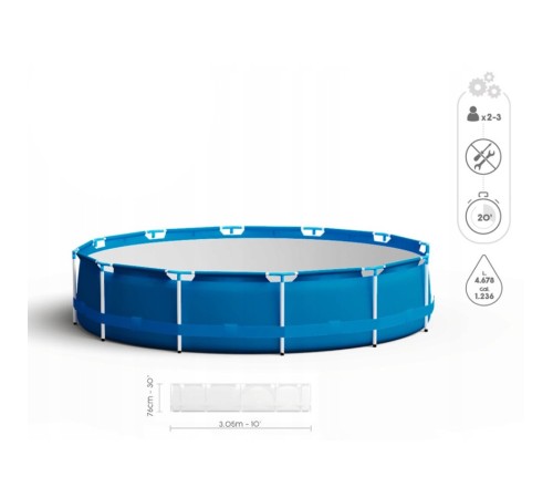 Бассейн каркасный BestWay 56679 Steel Pro 305x76 см