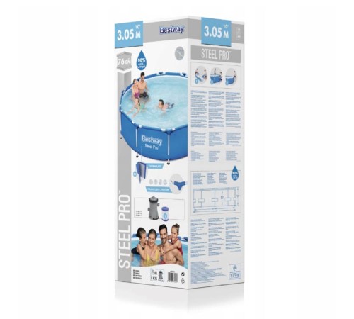 Бассейн каркасный BestWay 56679 Steel Pro 305x76 см