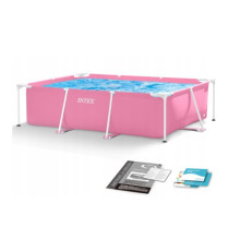 Бассейн каркасный Intex 220x150x60 см (28266) розовый