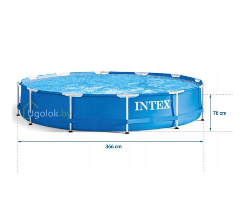 Бассейн каркасный Intex Metal Frame 366x76 см (28210NP)