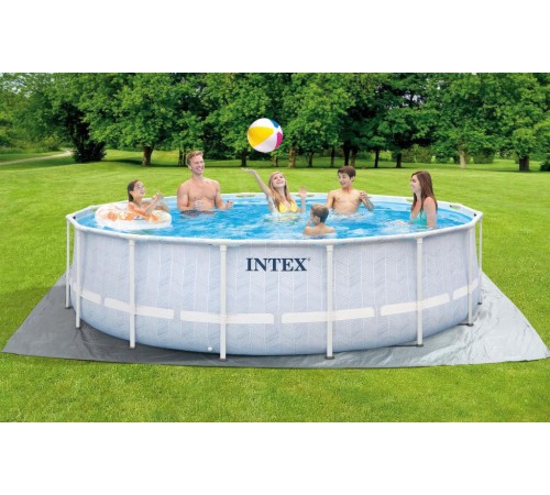 Каркасный бассейн Intex Prism Frame Chevron 26746 (488х122)