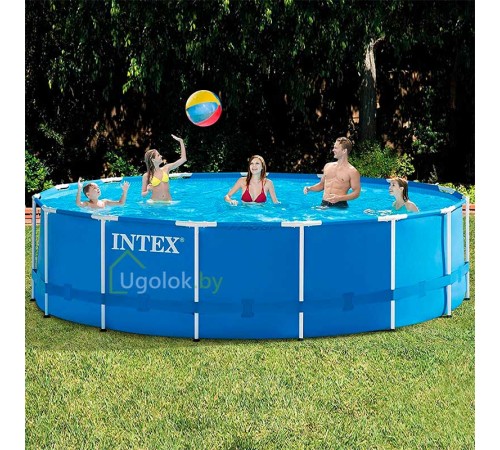 Бассейн каркасный Intex Metal Frame 457x122 см (28242NP)